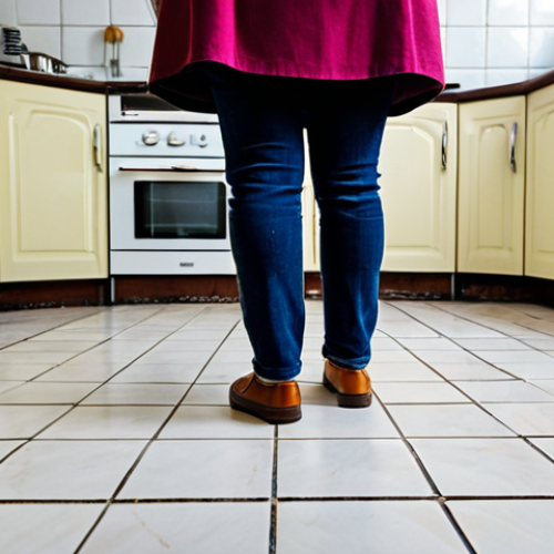 Home 3 망막 질환 초기 증상 - Blurred Vision Warning Sign**
"A concerned woman in her 60s, wearing modest clothing, is looking at...