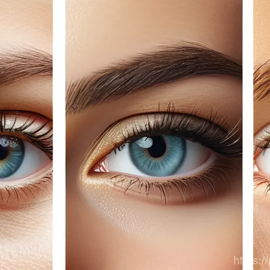 눈 충혈 자연 완화법 - Here are three detailed image generation prompts in English, based on the provided text about eye ca...