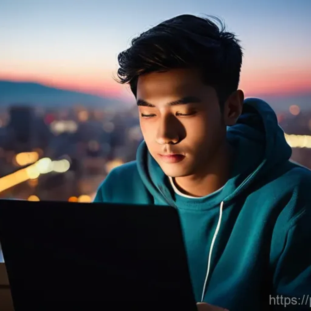 눈 충혈 치료법 - **Prompt 1: Digital Eye Strain and Exhaustion**
    "A young adult, mid-20s, with slightly red and t...