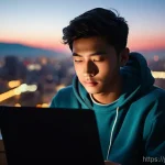 Home 16 눈 충혈 치료법 - **Prompt 1: Digital Eye Strain and Exhaustion**
"A young adult, mid-20s, with slightly red and t...