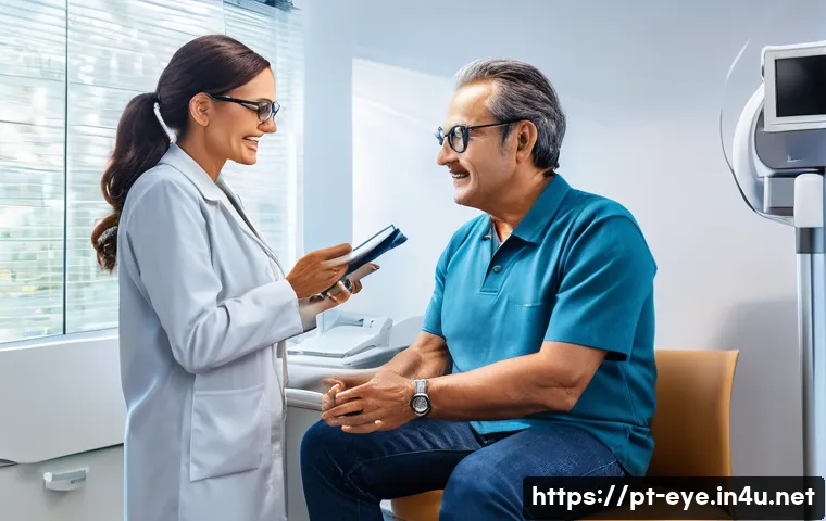 눈 레이저 치료 후기 - A modern ophthalmology clinic interior in Brazil with advanced laser surgery equipment, a profession...